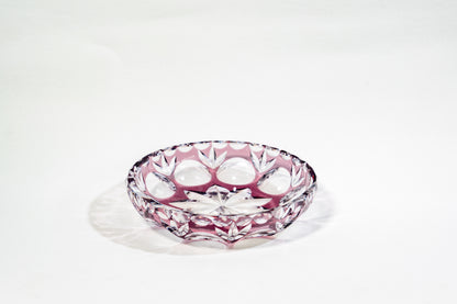 Nachtmann Purple Cut Crystal Plate– Elegant Simplicity with Lasting Weight