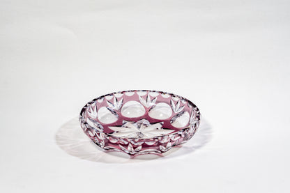Nachtmann Purple Cut Crystal Plate– Elegant Simplicity with Lasting Weight