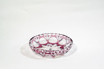 Nachtmann Purple Cut Crystal Plate– Elegant Simplicity with Lasting Weight
