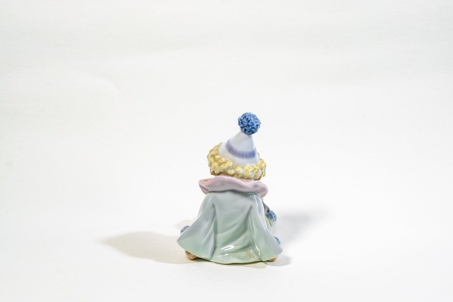 Spanish Lladro Porcelain Figurine – Seated Pierrot Clown