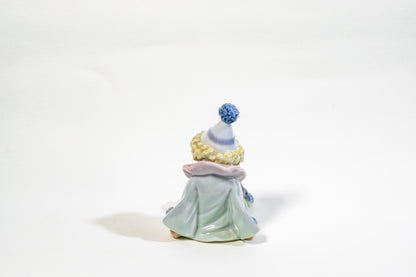Spanish Lladro Porcelain Figurine – Seated Pierrot Clown
