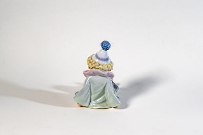 Spanish Lladro Porcelain Figurine – Seated Pierrot Clown