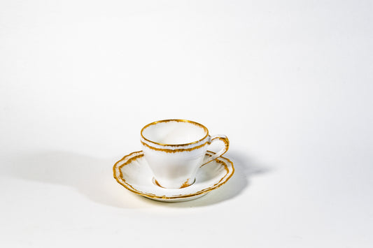 Limoges Espresso Cup and Saucer