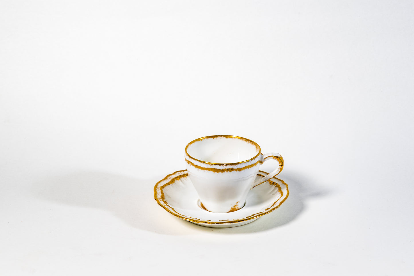 Limoges Espresso Cup and Saucer