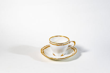Limoges Espresso Cup and Saucer