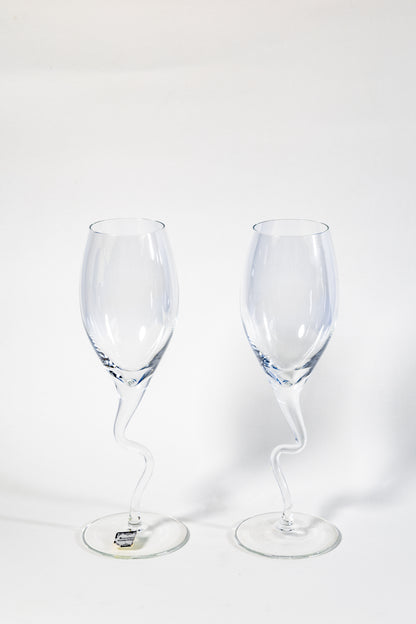 Dancing Stem Crystal Flutes