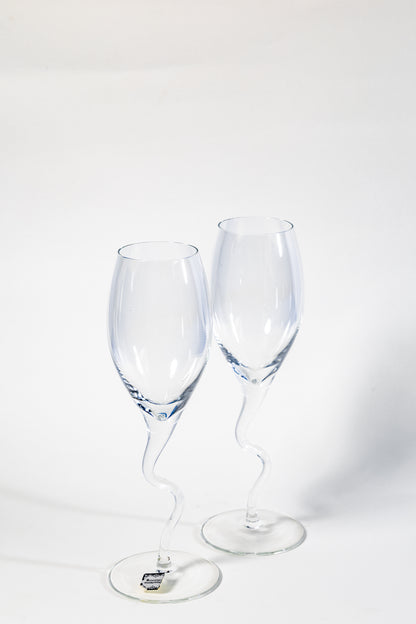 Dancing Stem Crystal Flutes