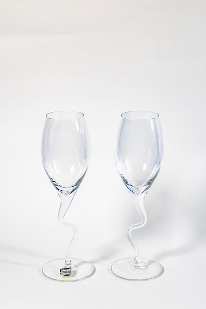 Dancing Stem Crystal Flutes
