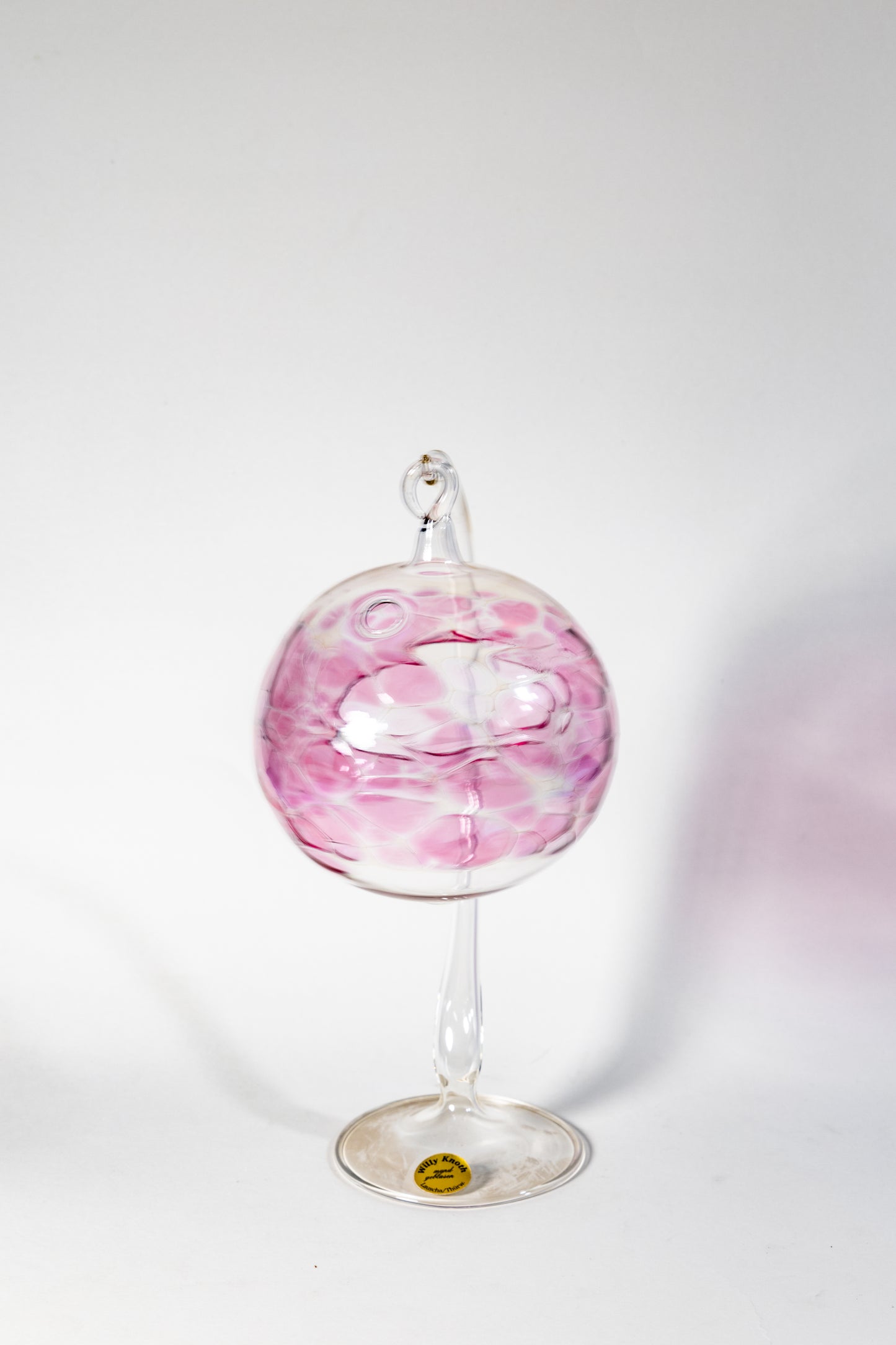 Lauscha Glass Candle Holder – Handcrafted Artisanal Glasswork