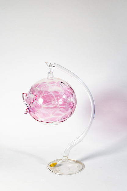 Lauscha Glass Candle Holder – Handcrafted Artisanal Glasswork