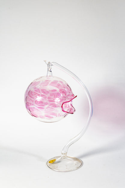 Lauscha Glass Candle Holder – Handcrafted Artisanal Glasswork