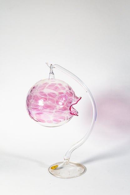 Lauscha Glass Candle Holder – Handcrafted Artisanal Glasswork