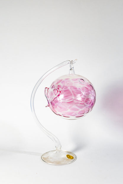 Lauscha Glass Candle Holder – Handcrafted Artisanal Glasswork