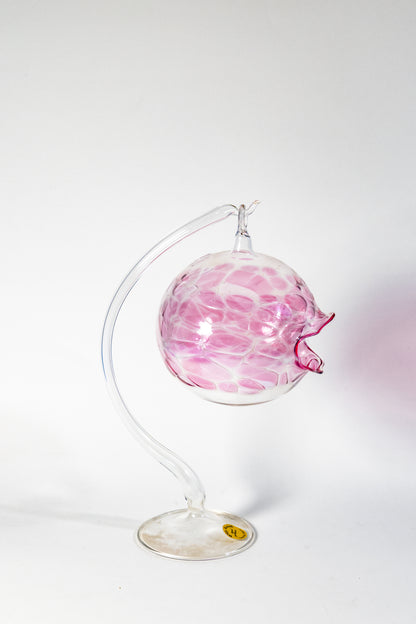 Lauscha Glass Candle Holder – Handcrafted Artisanal Glasswork