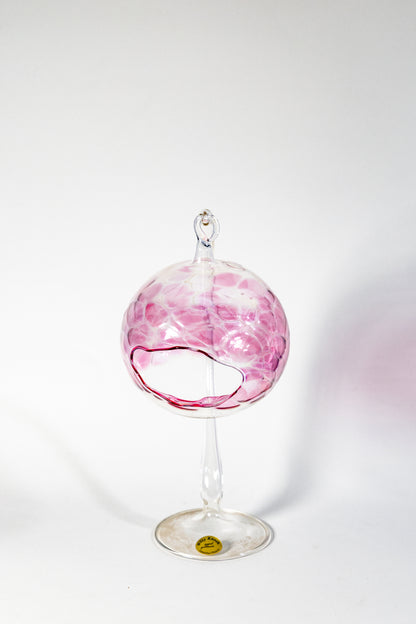 Lauscha Glass Candle Holder – Handcrafted Artisanal Glasswork
