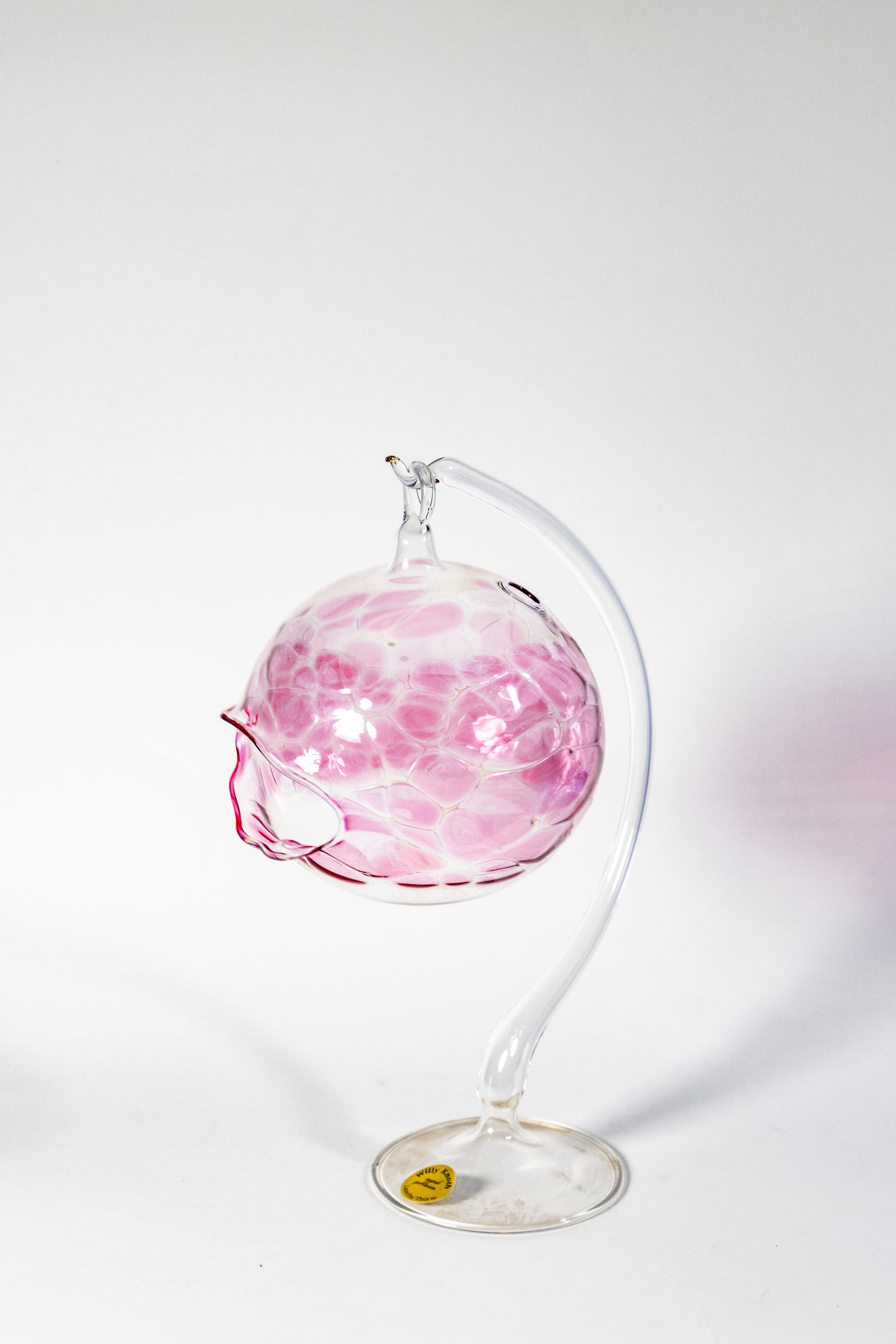 Lauscha Glass Candle Holder – Handcrafted Artisanal Glasswork