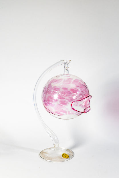 Lauscha Glass Candle Holder – Handcrafted Artisanal Glasswork