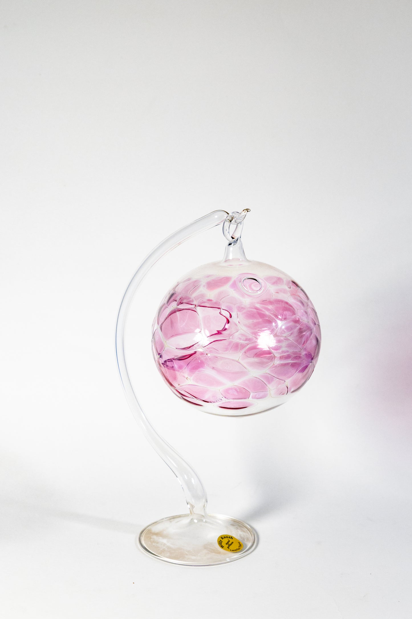 Lauscha Glass Candle Holder – Handcrafted Artisanal Glasswork