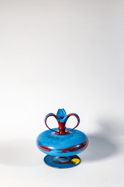 Hand-Blown Blue Glass Diffuser – German Artisan Craft