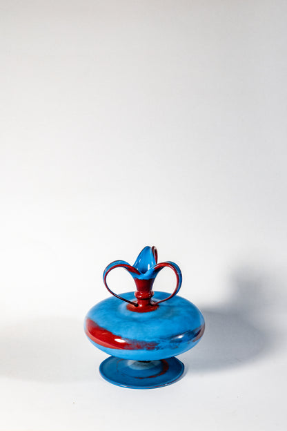 Hand-Blown Blue Glass Diffuser – German Artisan Craft