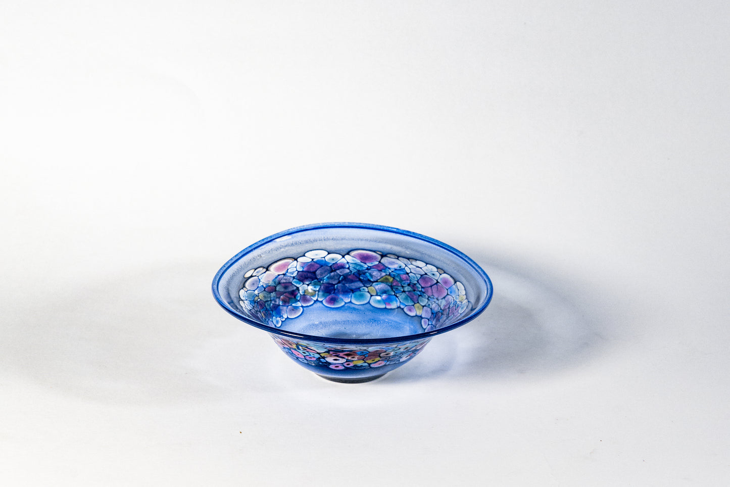 Murano Millefiori Art Glass Container
