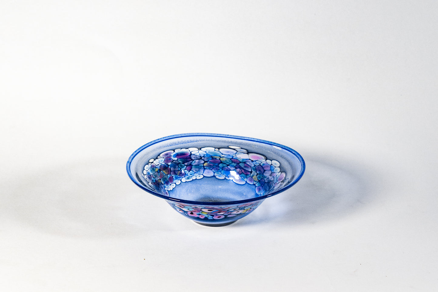Murano Millefiori Art Glass Container