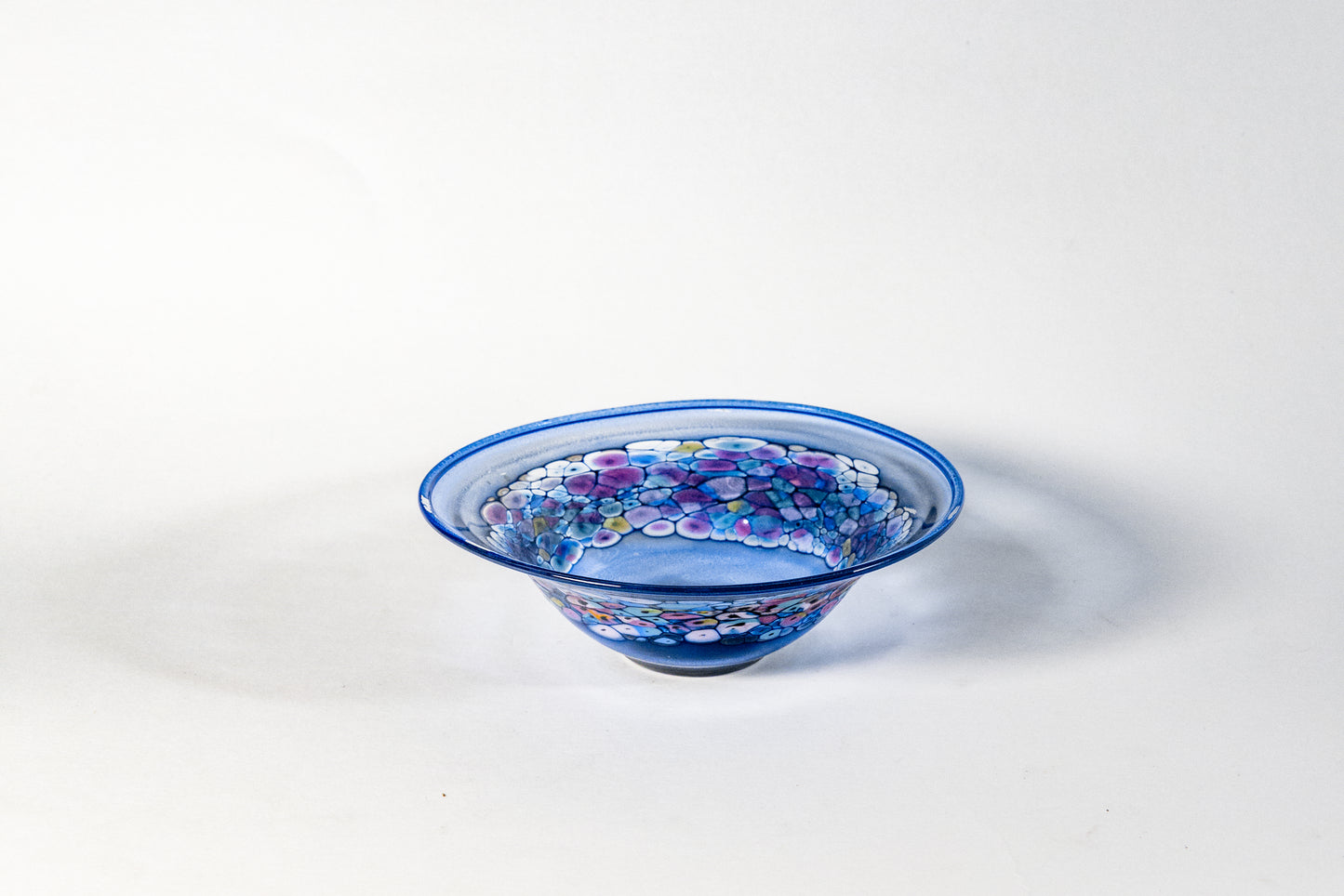 Murano Millefiori Art Glass Container