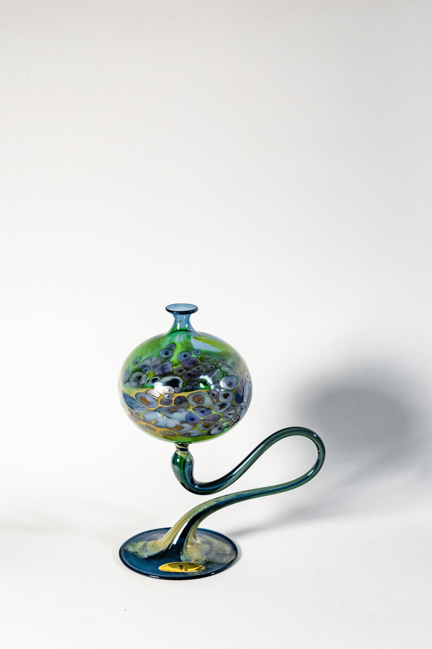 Glass Oil Lamp — Handcrafted Venetian Artistry