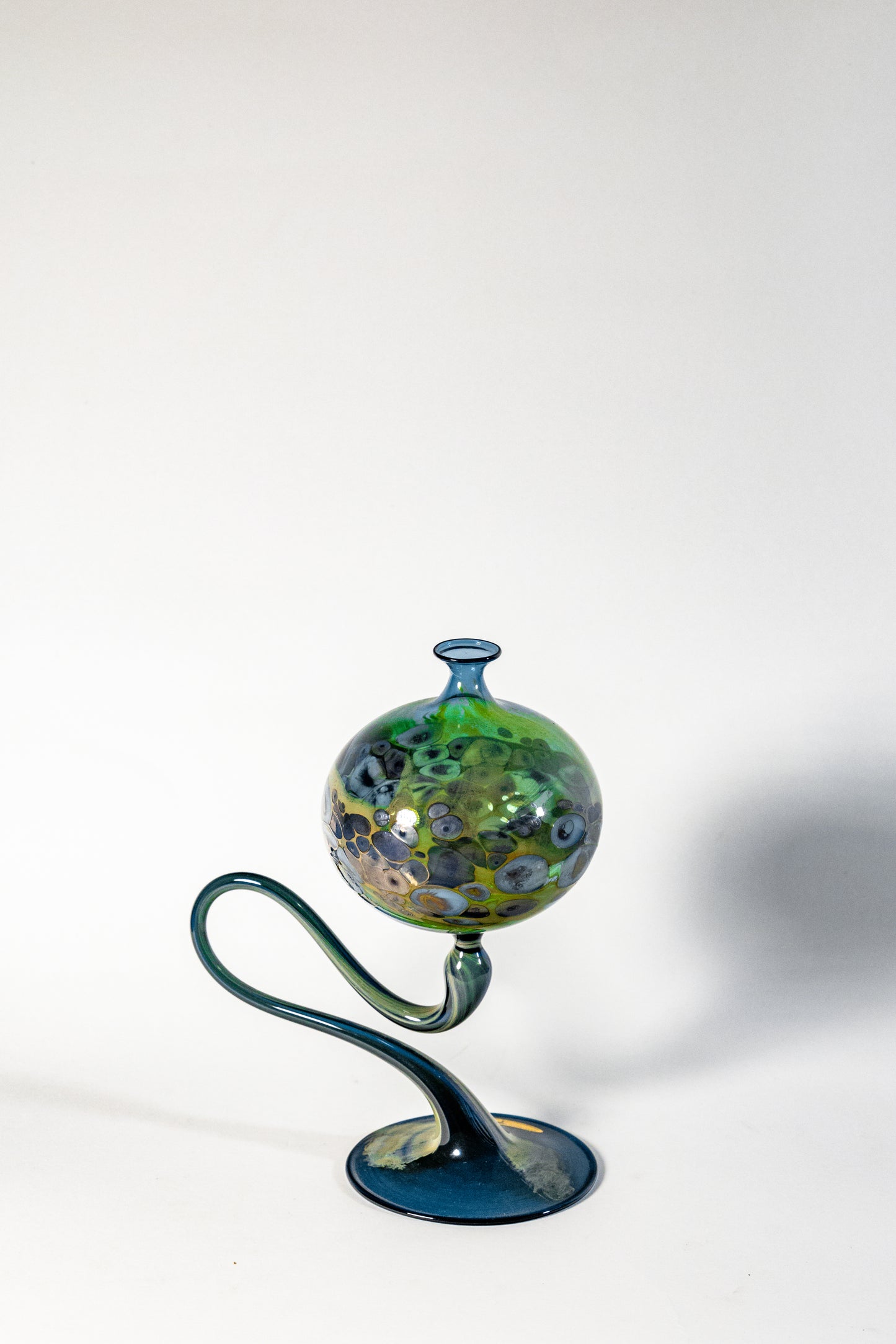 Glass Oil Lamp — Handcrafted Venetian Artistry