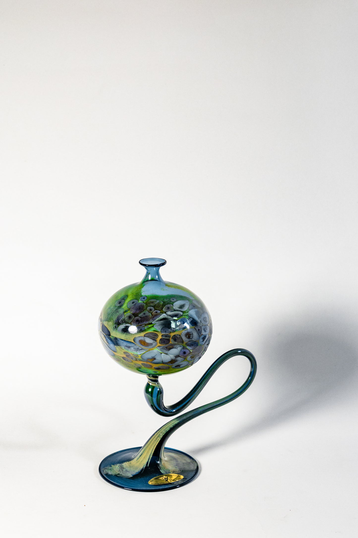 Glass Oil Lamp — Handcrafted Venetian Artistry