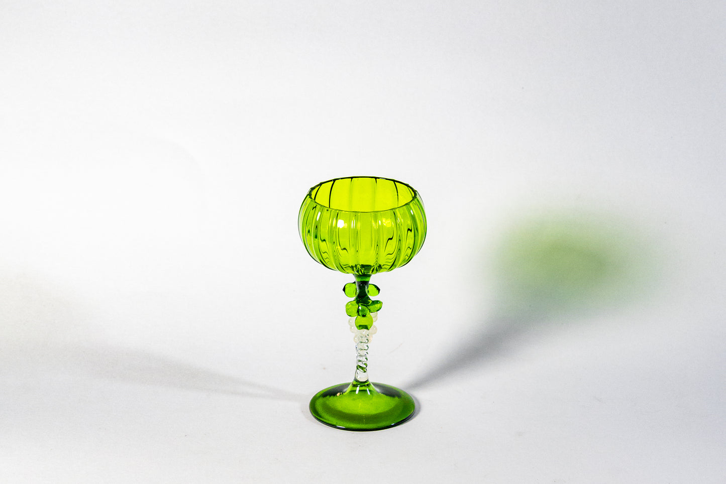 Lauscha Bimini Liqueur Glass — A Rare 1930s German Masterpiece