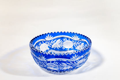 Cut-to-Clear German crystal fruit bowl