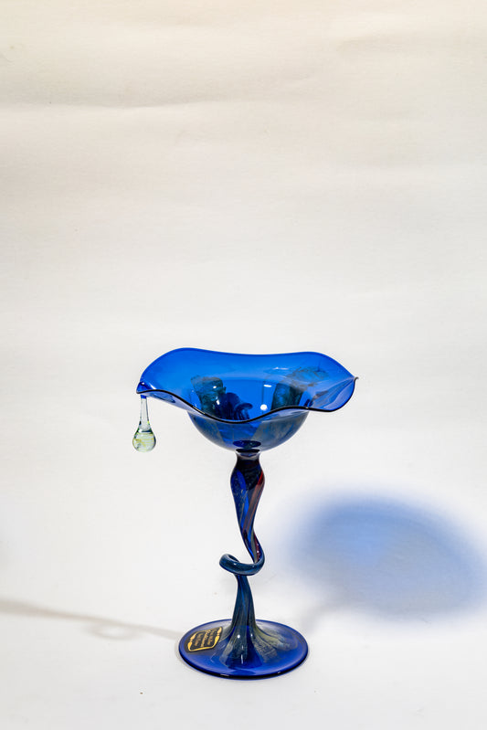 Azure Twist Bloom Goblet