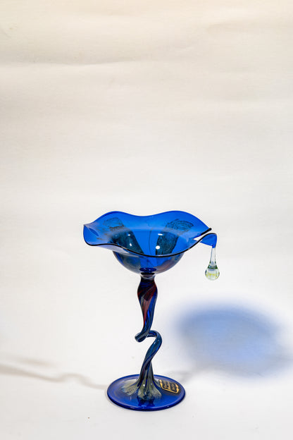 Azure Twist Bloom Goblet