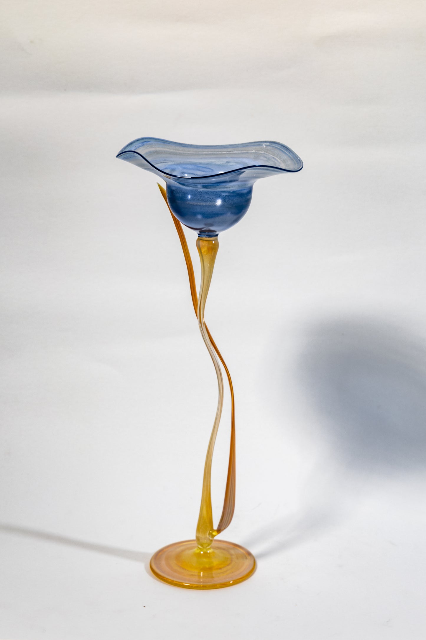 Twisted Stem Art Glass Creation
