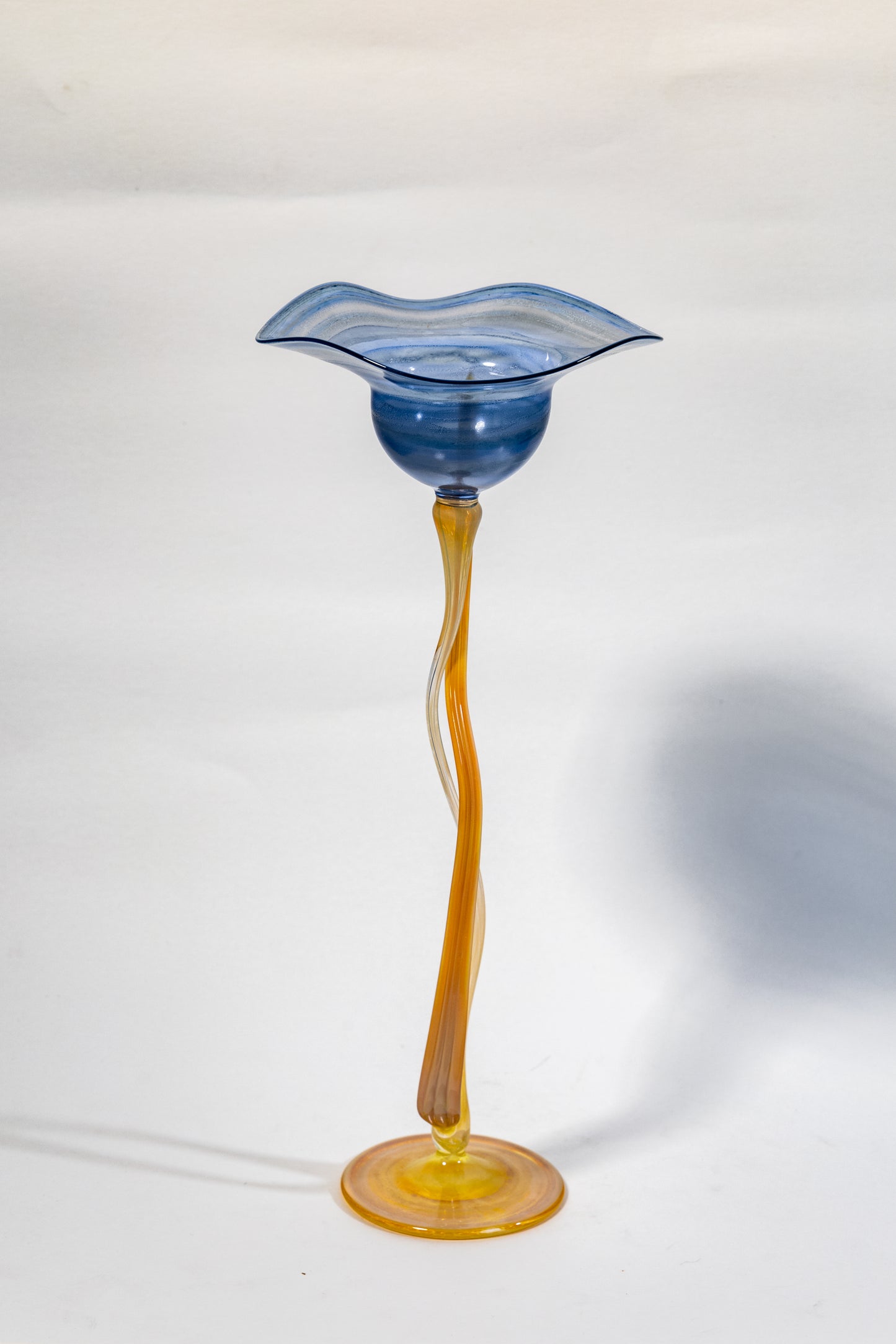 Twisted Stem Art Glass Creation