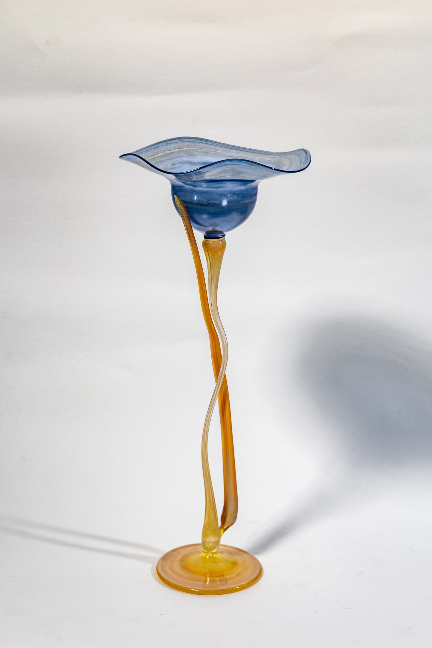 Twisted Stem Art Glass Creation