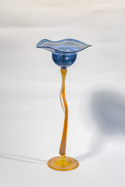 Twisted Stem Art Glass Creation