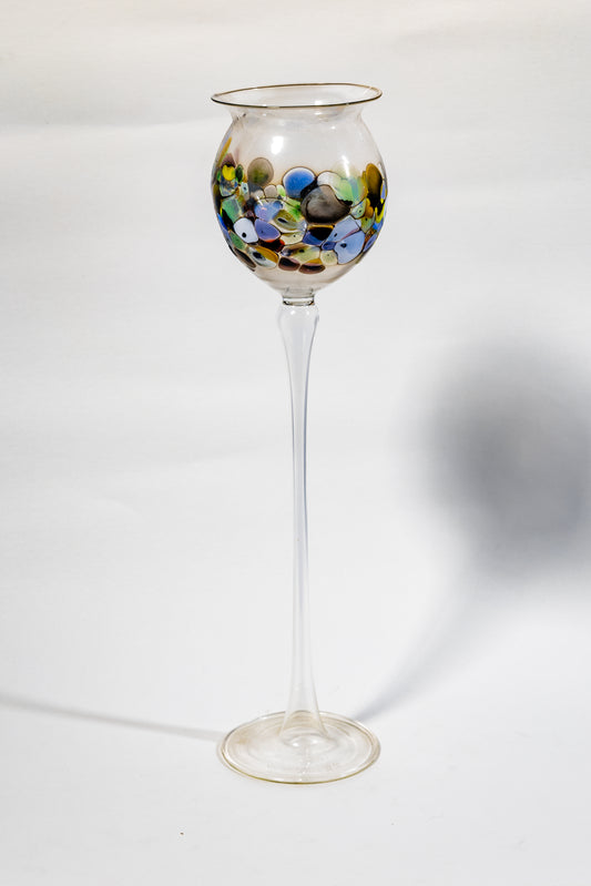 Tall Murano Art Glass Chalice