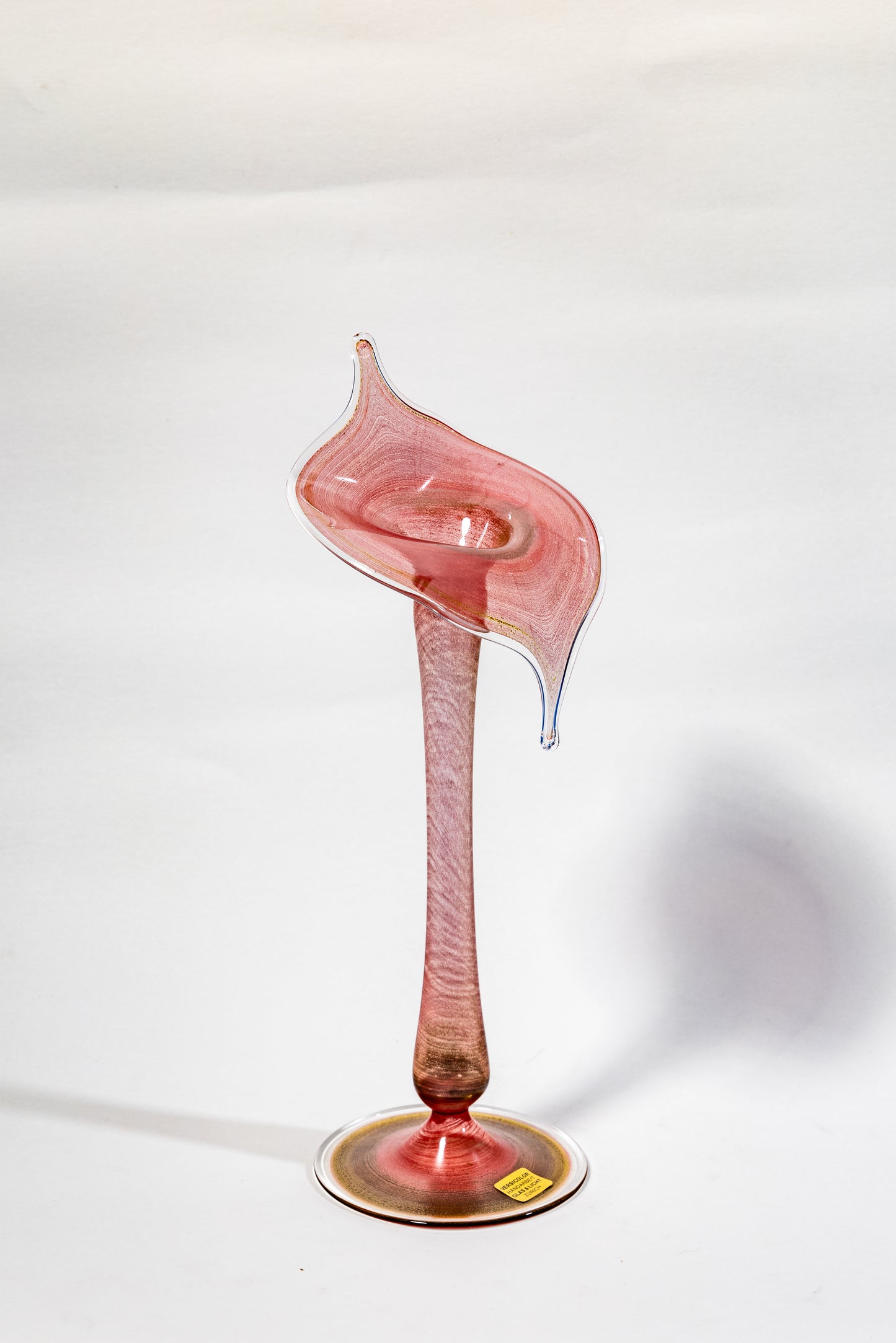 Murano art glass handblown vase