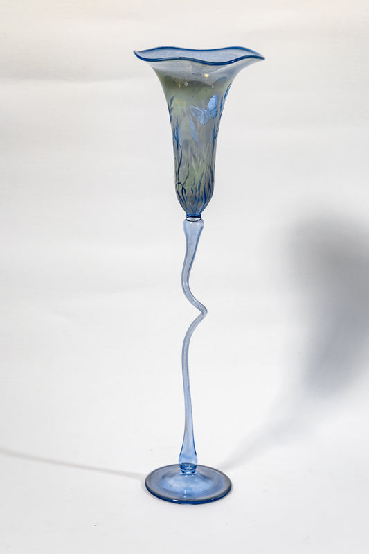 Handblown Butterfly Vase