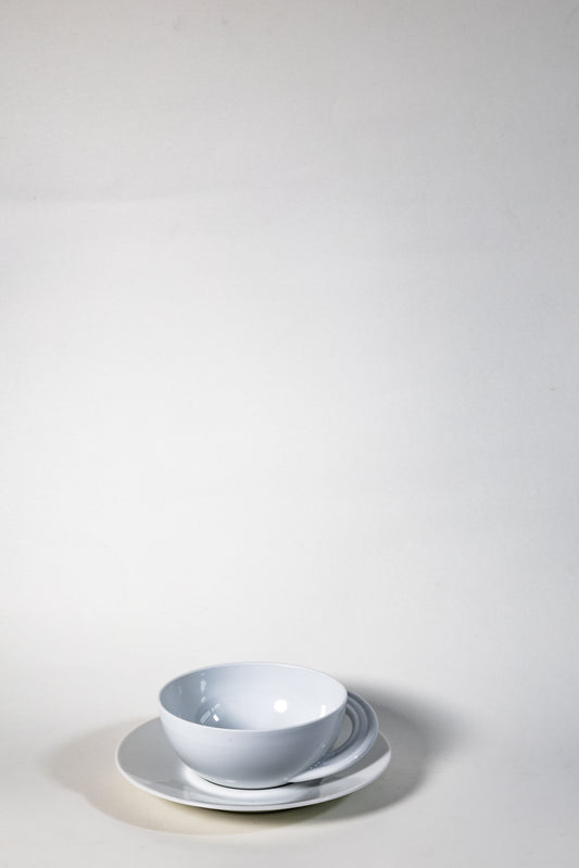 Rosenthal Line Studio – “Cupola Bianca” Teacup & Saucer by Mario Bellini