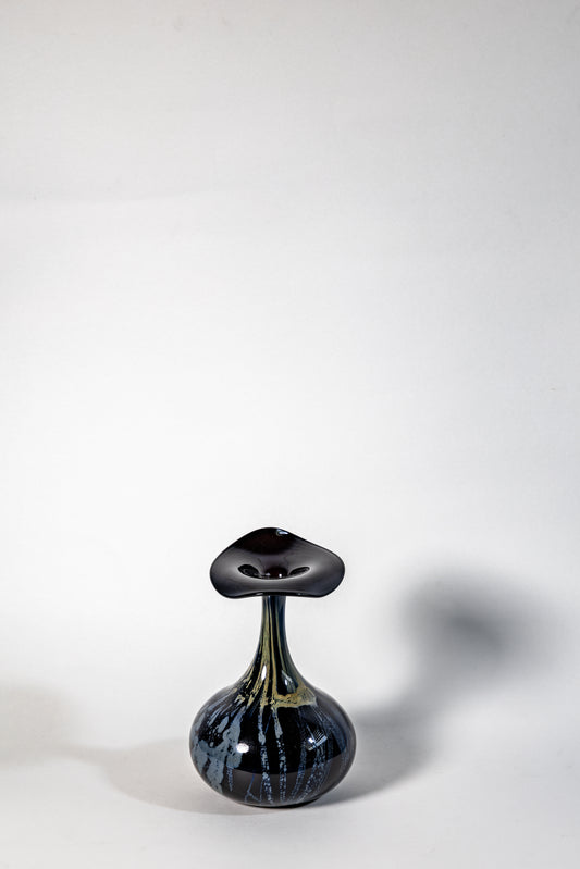 Nocturne Vase – Handblown Studio Art Glass, Germany