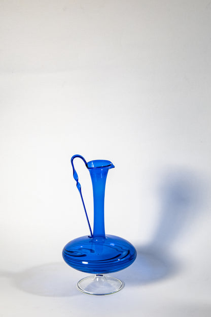 German Blue Smoked Art Glass
