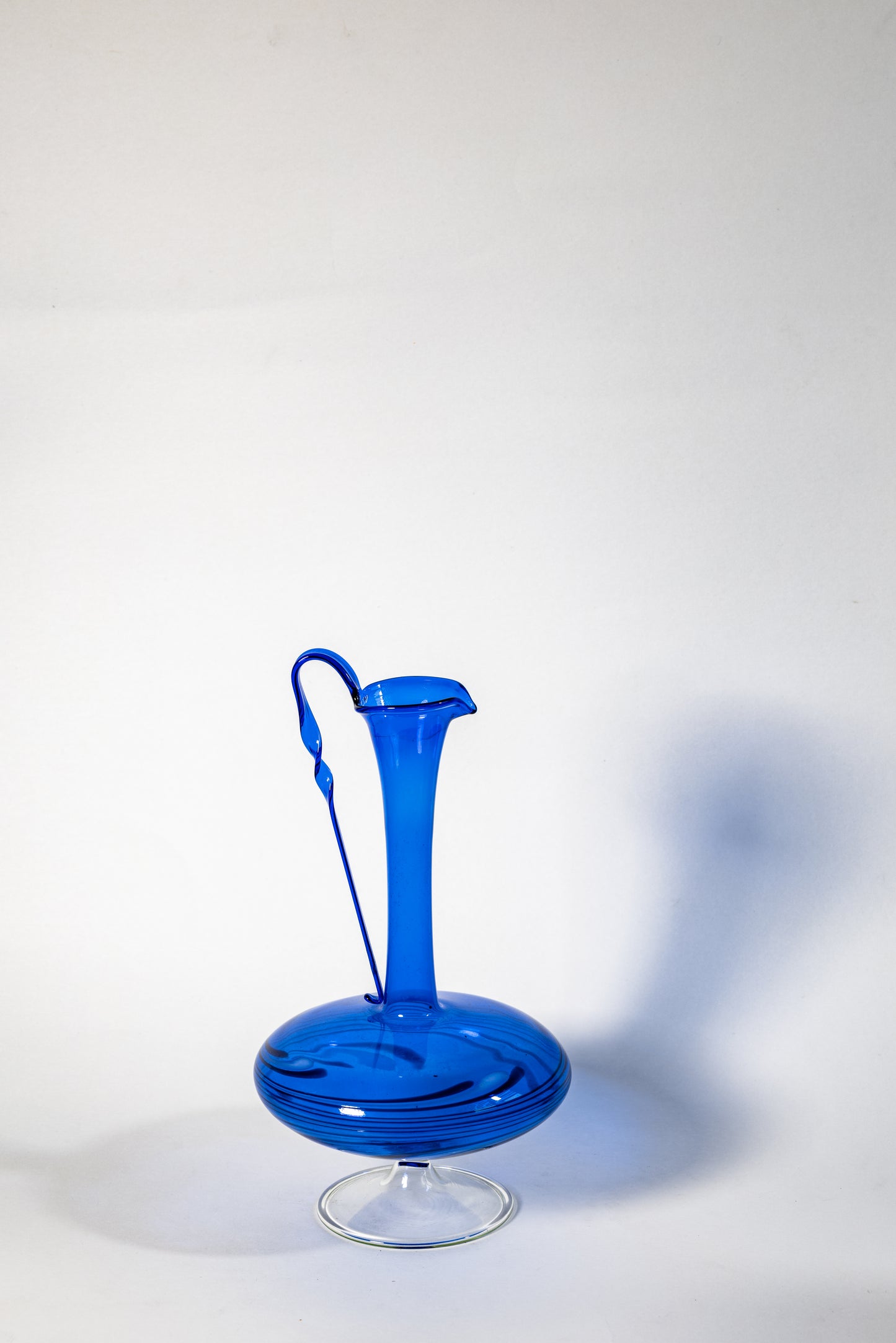 German Blue Smoked Art Glass