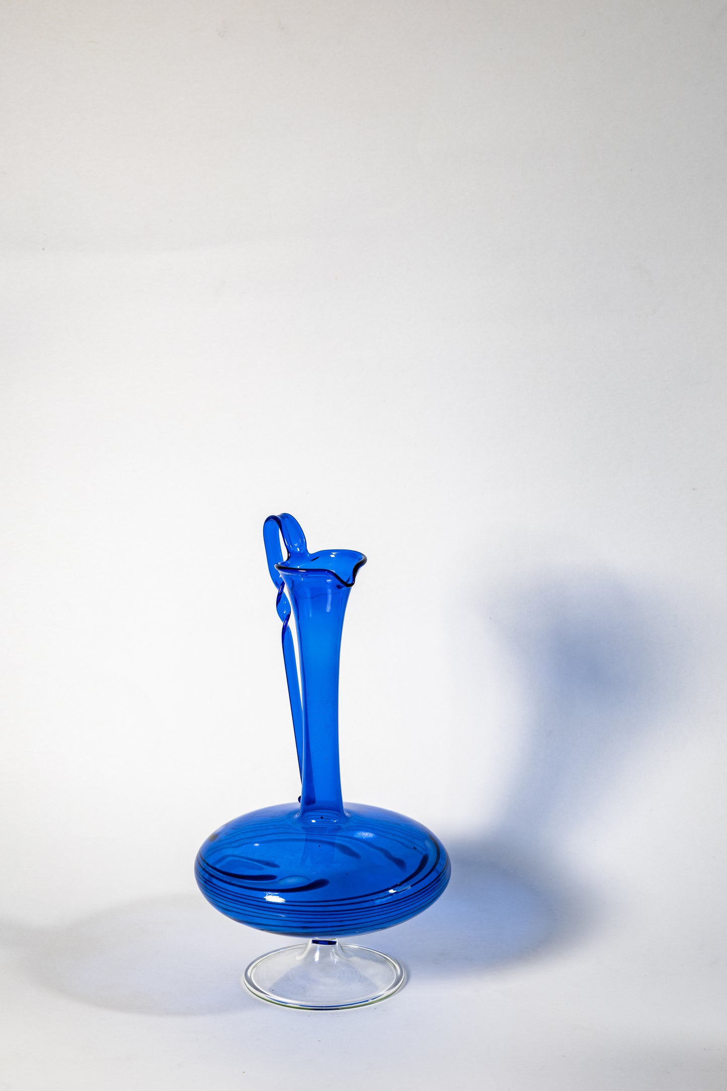 German Blue Smoked Art Glass