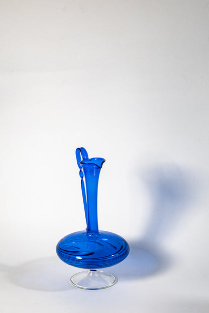 German Blue Smoked Art Glass
