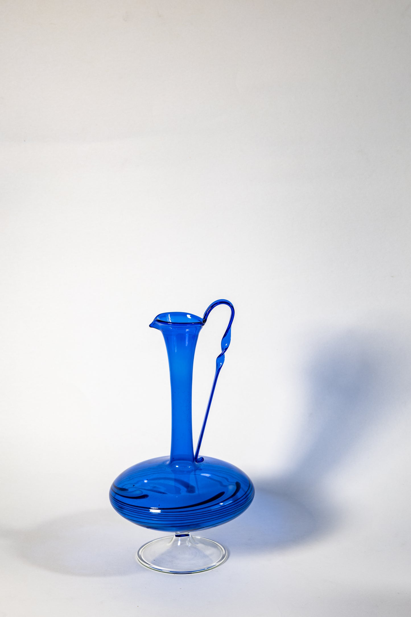 German Blue Smoked Art Glass