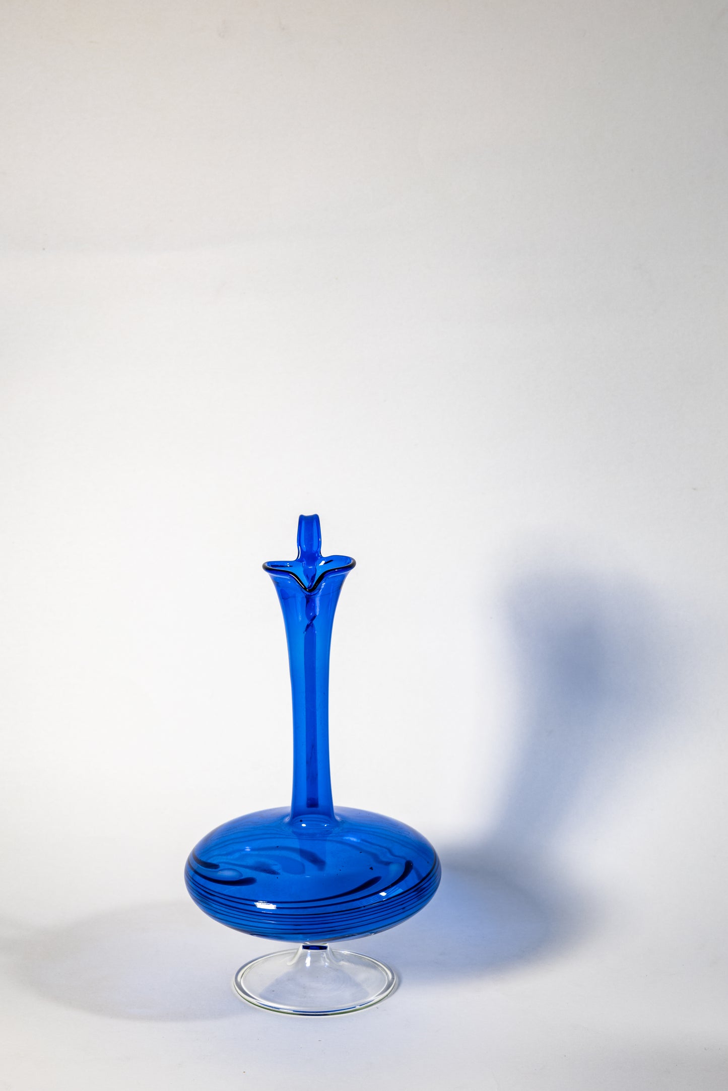 German Blue Smoked Art Glass