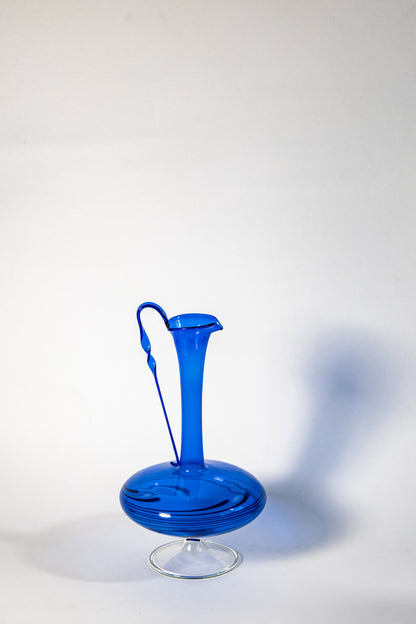 German Blue Smoked Art Glass